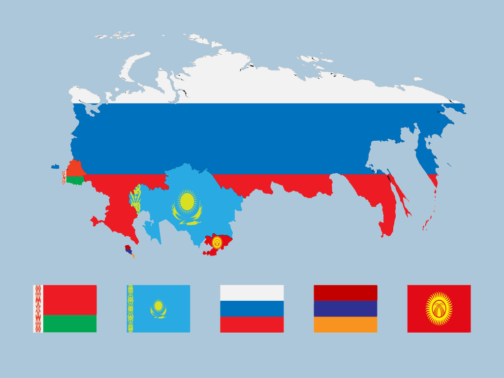 러시아, 벨라루스, 카자흐스탄, 아르메니아, 키르기스스탄 등 5개 나라가 EEU 관세동맹 가입국이다.